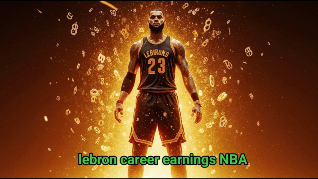 LeBron career earnings NBA