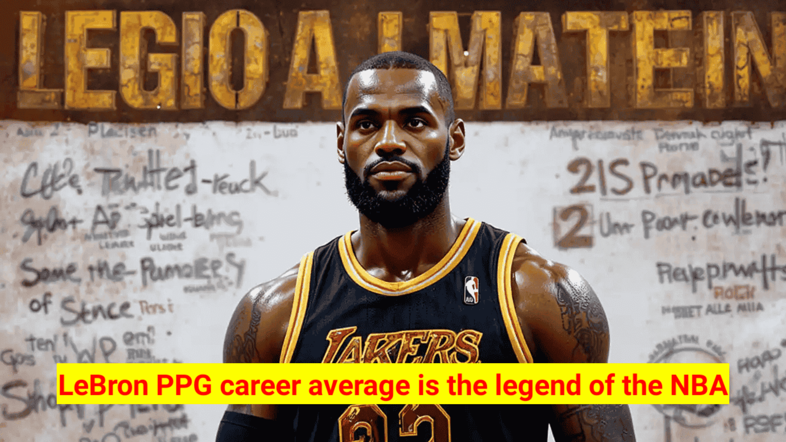 LeBron PPG career average is the legend of the NBA