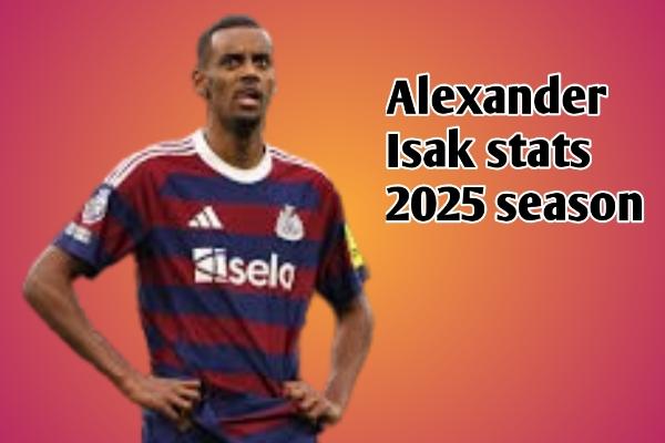 Alexander Isak stats 2025 season